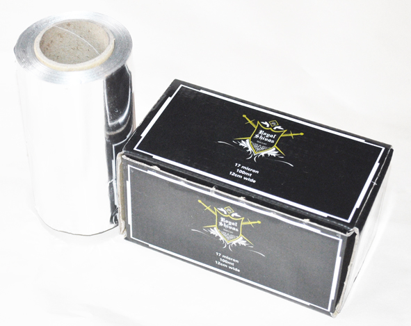 Hairdressing Foils-Royal Shivas -100m--Just $7.95 each incl GST!!! (12cm x 17microns)-Superior Quality-Silver