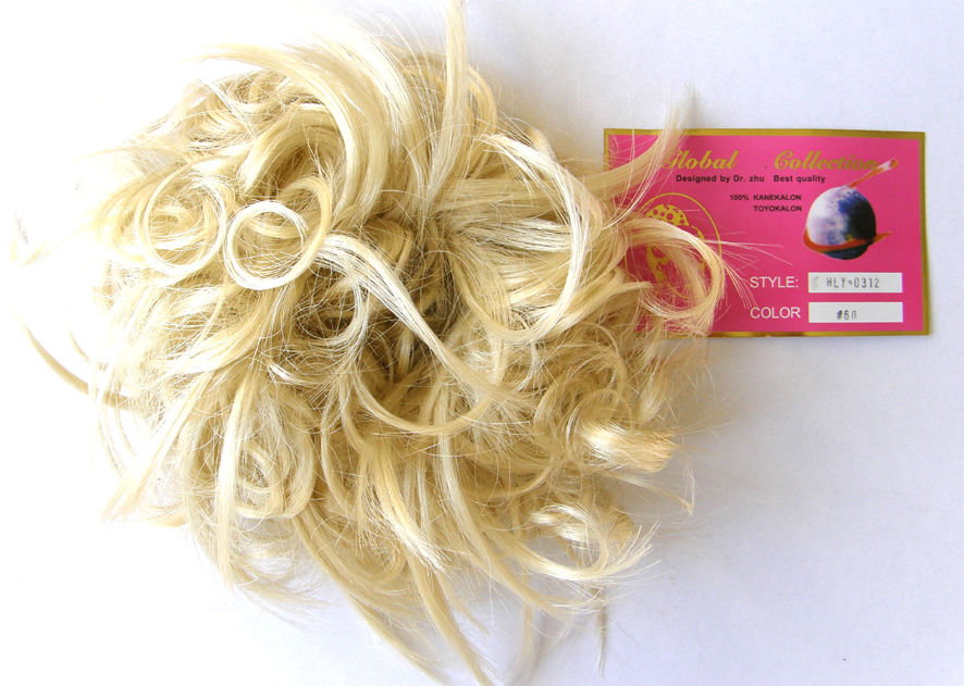 Hair Scrunchie-Style-Light Curls with Flicks-Colour-#60-Ashen Blonde