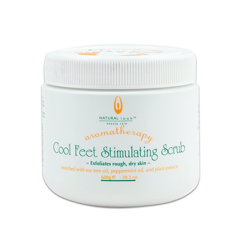 Natural Look Aromatherapy Cool Feet Stimulating Scrub 600g