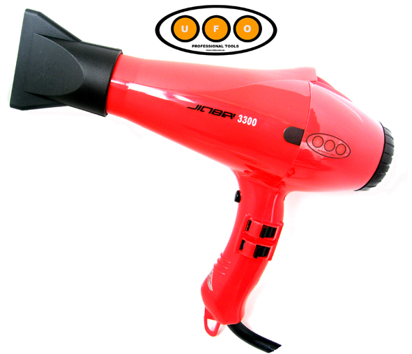 UFO Professional Jinba 3300 Professional Hairdryer 1800 Watts Red