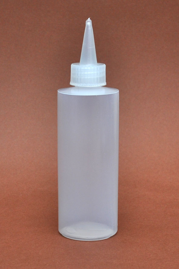 Pack of 12 x 100ml Natural Squeezer Bottle with Natural Dispensing Sprout and Inner Cap