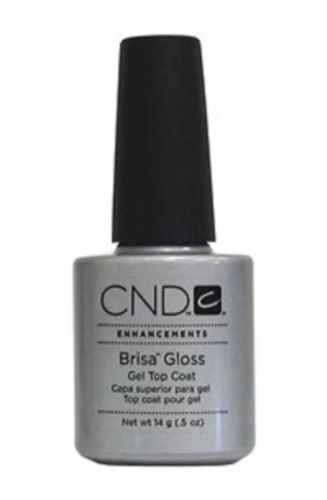CND BRISA GLOSS GEL TOP COAT CLEAR 0.5 OZ