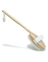 Luxor Natural Wood Long Handle Brush