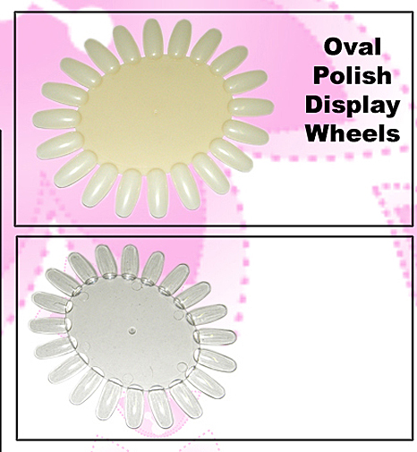 Nail Polish Display Wheel - Oval