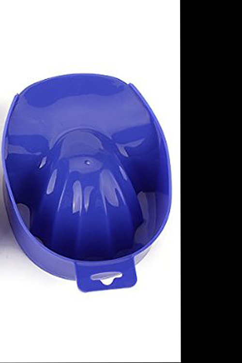 Professional Manicure Bowl Blue Plastic 