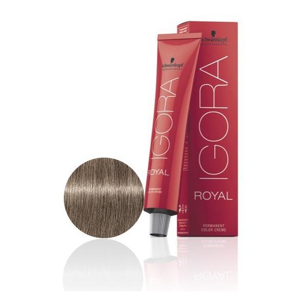 SCHWARZKOPF PROFESSIONAL IGORA ROYAL HAIR COLOR 8-1 Light Blonde Cendre 60mL 