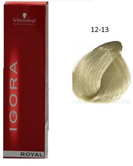 SCHWARZKOPF PROFESSIONAL IGORA ROYAL HAIR COLOR 12-13 Special Blonde Cendre Matt 60g 