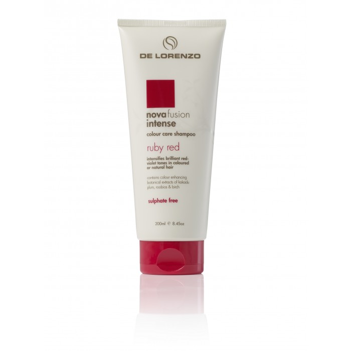 DE LORENZO NOVAFUSION INTENSE COLOUR CARE SHAMPOO 200ML - RUBY RED