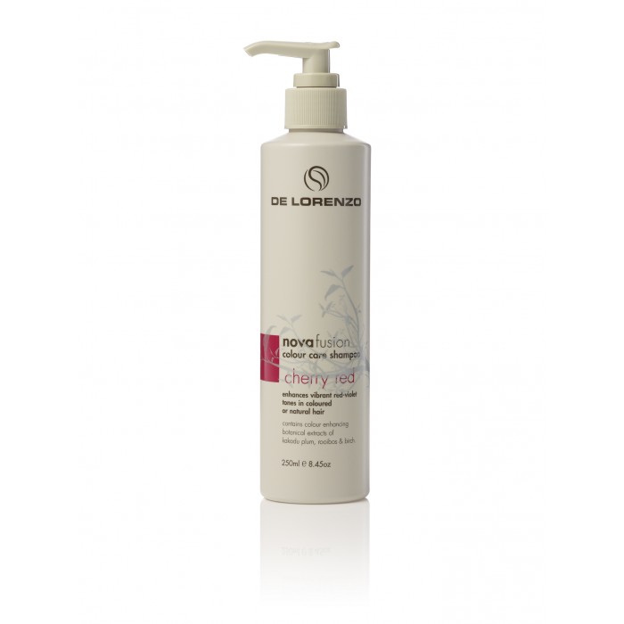 DE LORENZO NOVAFUSION COLOUR CARE SHAMPOO 250ML - CHERRY RED