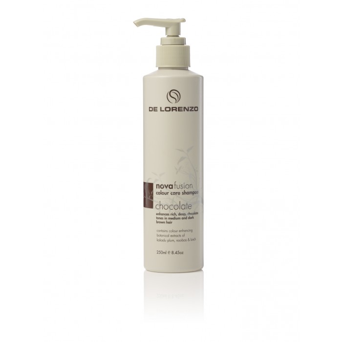 DE LORENZO NOVAFUSION COLOUR CARE SHAMPOO 250ML - CHOCOLATE