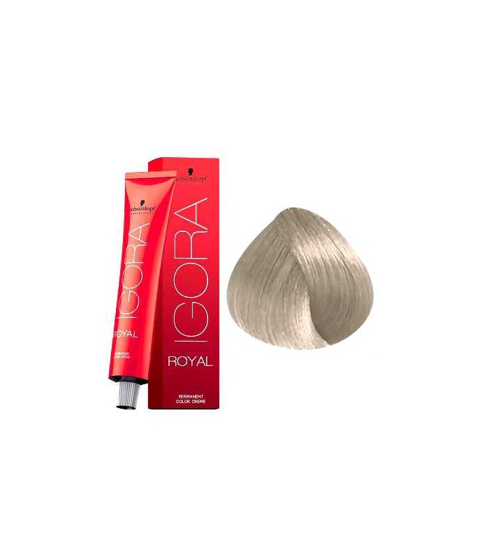 SCHWARZKOPF PROFESSIONAL IGORA ROYAL HAIR COLOR 9-1 Extra Light Blonde Cendre 60mL