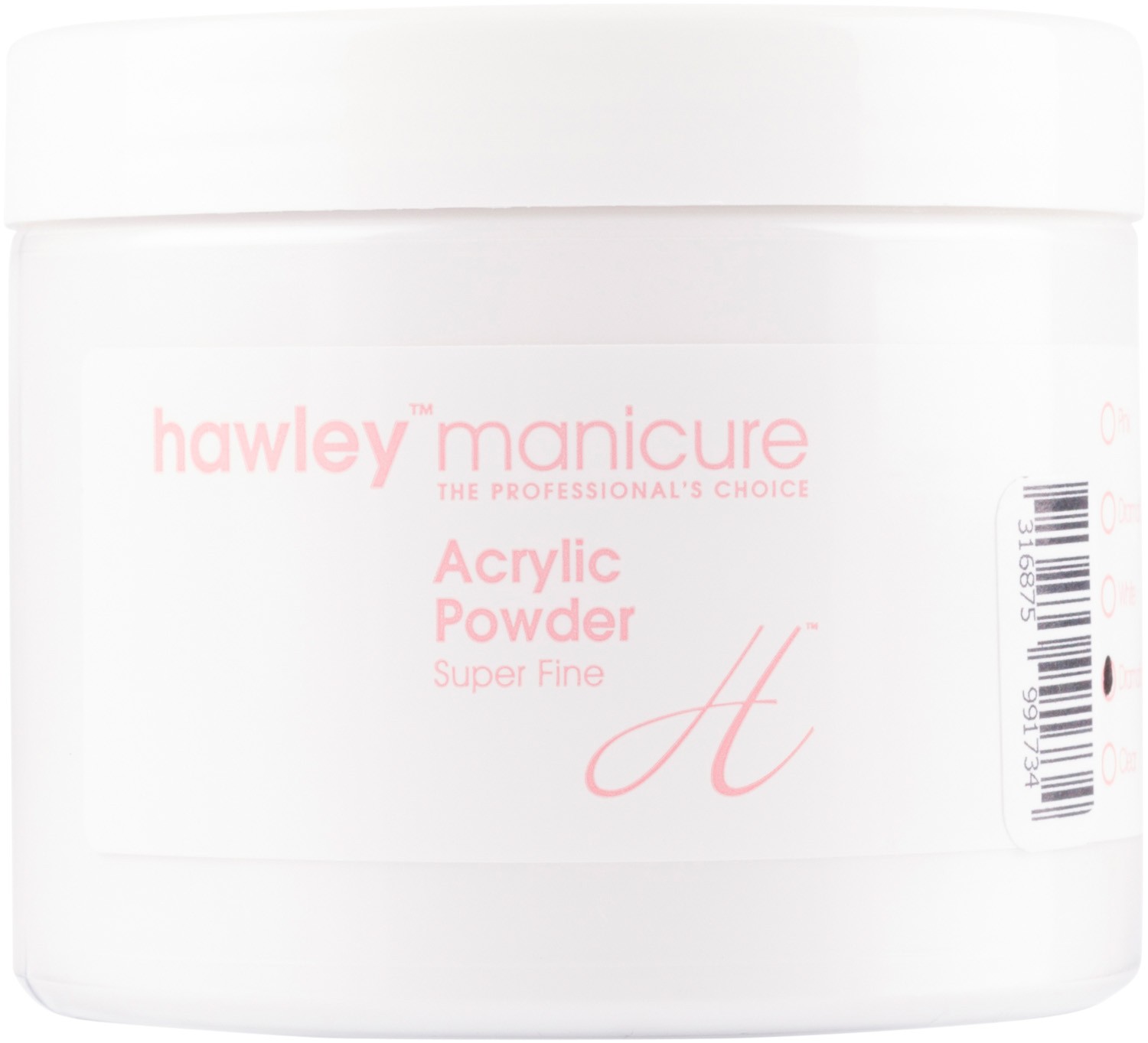  Hawley Acrylic Powder 200g Dramatic White