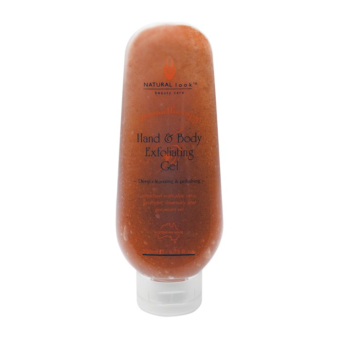 NATURAL LOOK AROMATHERAPY HAND & BODY EXFOLIATING GEL 200g