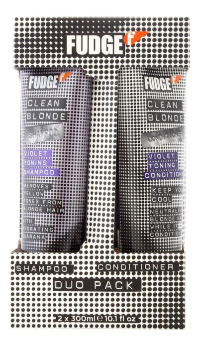 Fudge Clean Blonde Violet Toning Shampoo & Conditioner Duo