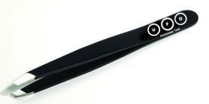 UFO Professional Tools-Slanted Tweezer-Black