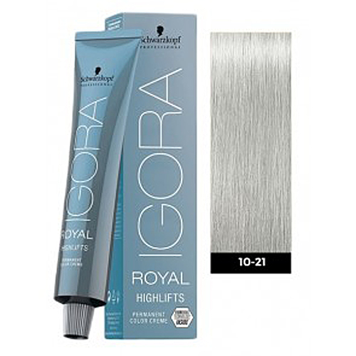 Schwarzkopf Igora Royal Highlifts 10-21 Ultra Blonde Cendre Beige 60g 