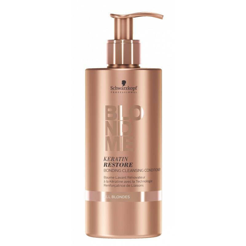 Schwarzkopf BlondMe Keratin Restore Bonding Cleansing Conditioner All Blondes 500mL