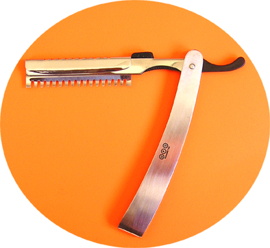 UFO Professional Tools-SHAPER/RAZOR - Stainless steel razor with blade guard & ejector.