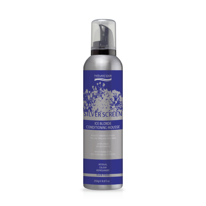 Natural Look Silver Screen Ice Blonde Conditioning Mousse 250g