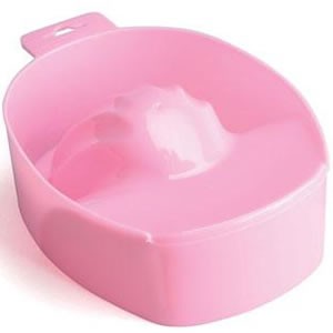 Professional Manicure Bowl Pink Plastic