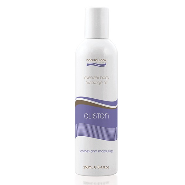 Natural Look Glisten Lavender Massage Oil 250mL 