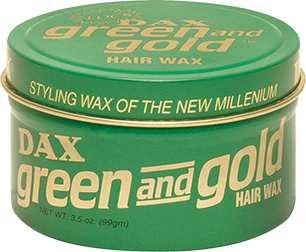 Dax Green and Gold Hair Wax 3.5Oz (99gm)