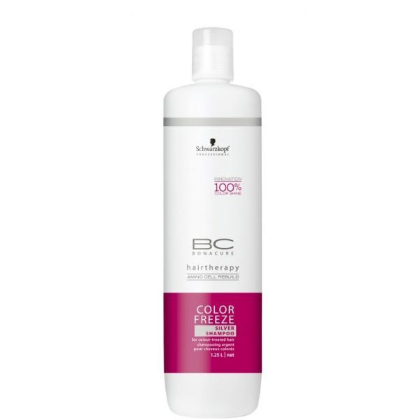 Schwarzkopf BC Bonacure Color Freeze Silver Shampoo 1000ml - Violet Toning Shampoo for Blondes