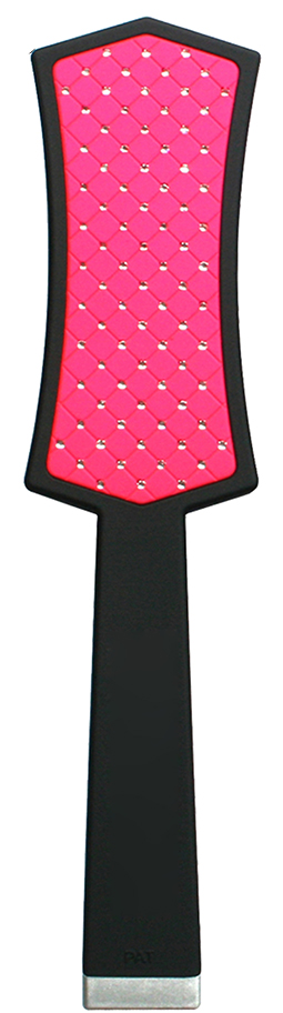 Bling Bling Rhinestone (Diamante) Studded Wet or Dry Detangler Brush - Hot Pink 