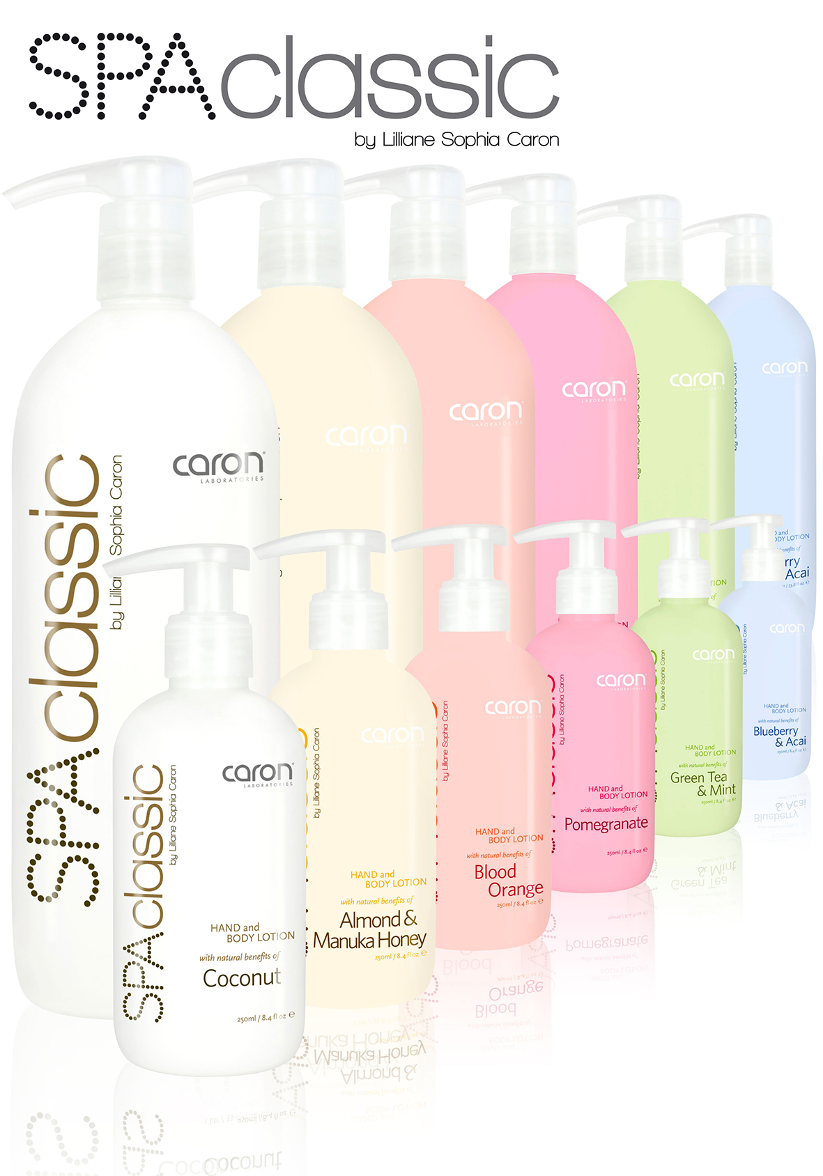 Caron Spa Classic Hand & Body Lotion-Coconut-1000ml