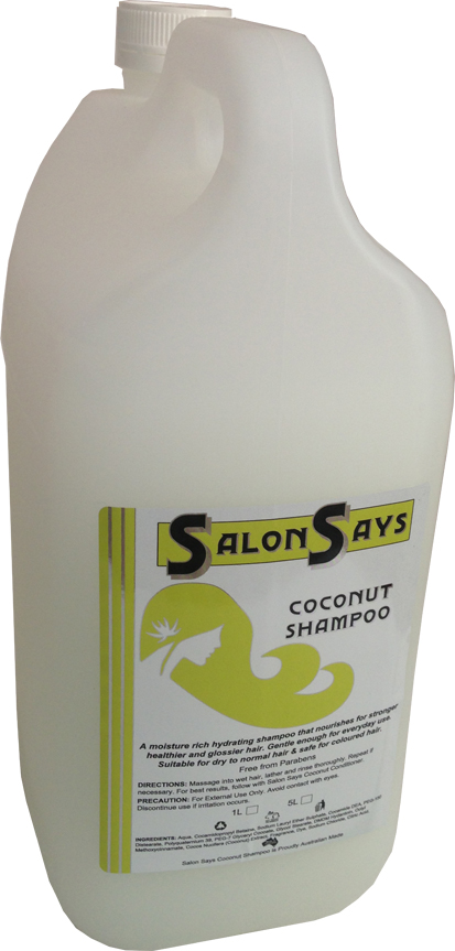 Salon Says Coconut Shampoo 5 Litres-Just $14.95 !!