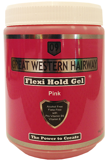 Great Western Hairway Hair Gel Flexi Hold Pink 1Kg 