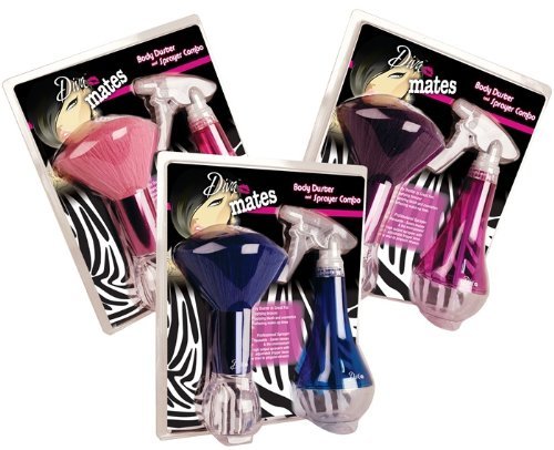 Diva Mates Neck Duster & Trigger Water Sprayer Bottle Combo-Pink