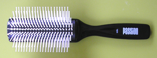Passion 9 Row Denman Style Brush-Black