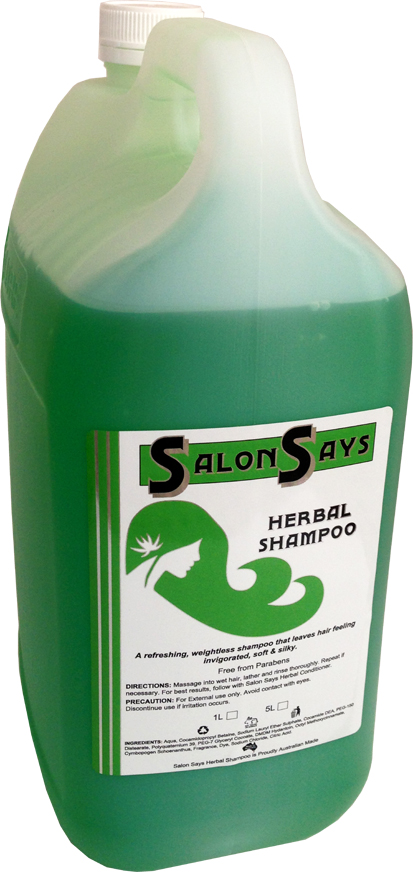 Salon Says Herbal Shampoo 5 Litres - Just $16.95 !! 