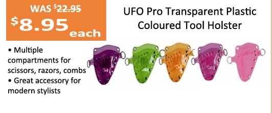 UFO Pro Transparent Plastic Coloured Tool Holster - Lime