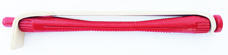 Perm Rods-LIGHT WEIGHT STYLE Perm Rods (1141) - Price per bag of 12 rods - Maroon (80mm long x 4mm central dia)