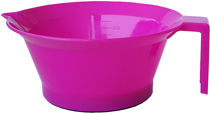Just $7.95 incl GST for Pack of 3 x Plastic Tint Bowls Solid Hot Pink Colour 250ml 