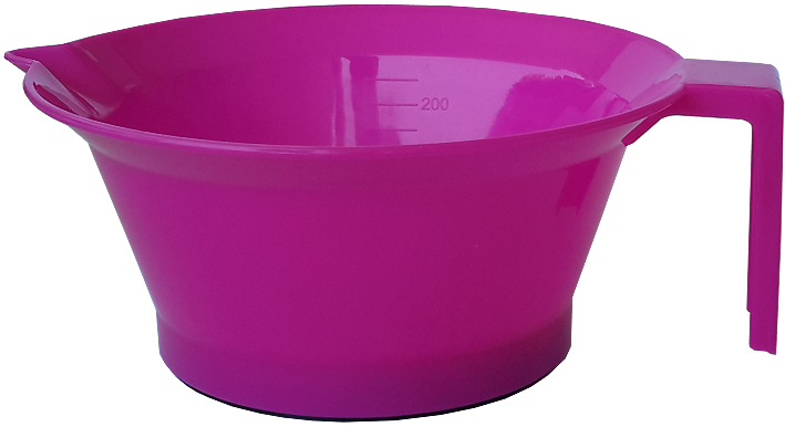 Plastic Tint Bowl Solid Hot Pink Colour 250ml 