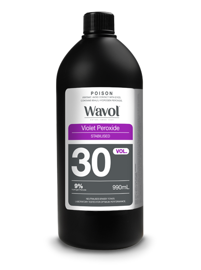 Wavol Violet Cr�me Peroxide Developer 30 VOL 990mL  