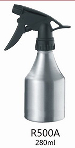 Water Sprayer-Aluminium Spray Bottle-Conical--280ml-Silver