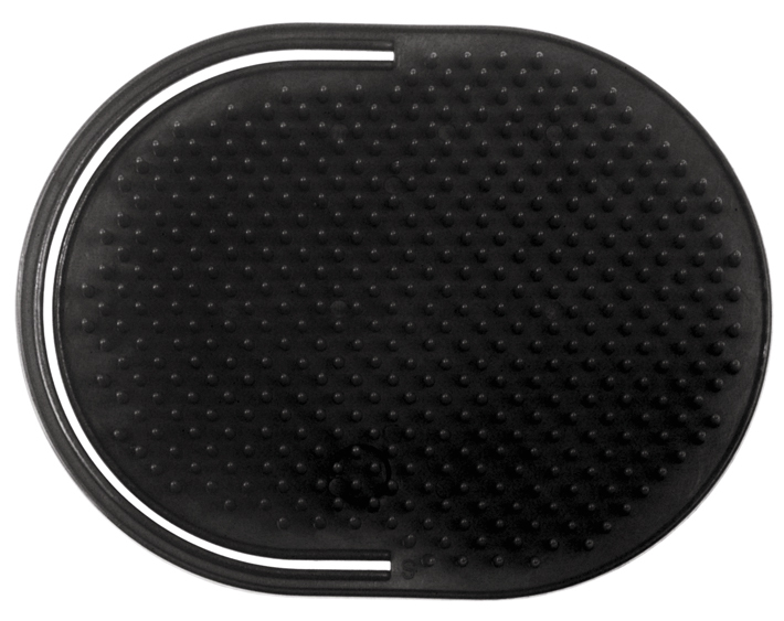 LUXOR SPECIALTY COLLECTION POCKET SLIP ON MASSAGER BRUSH - BLACK