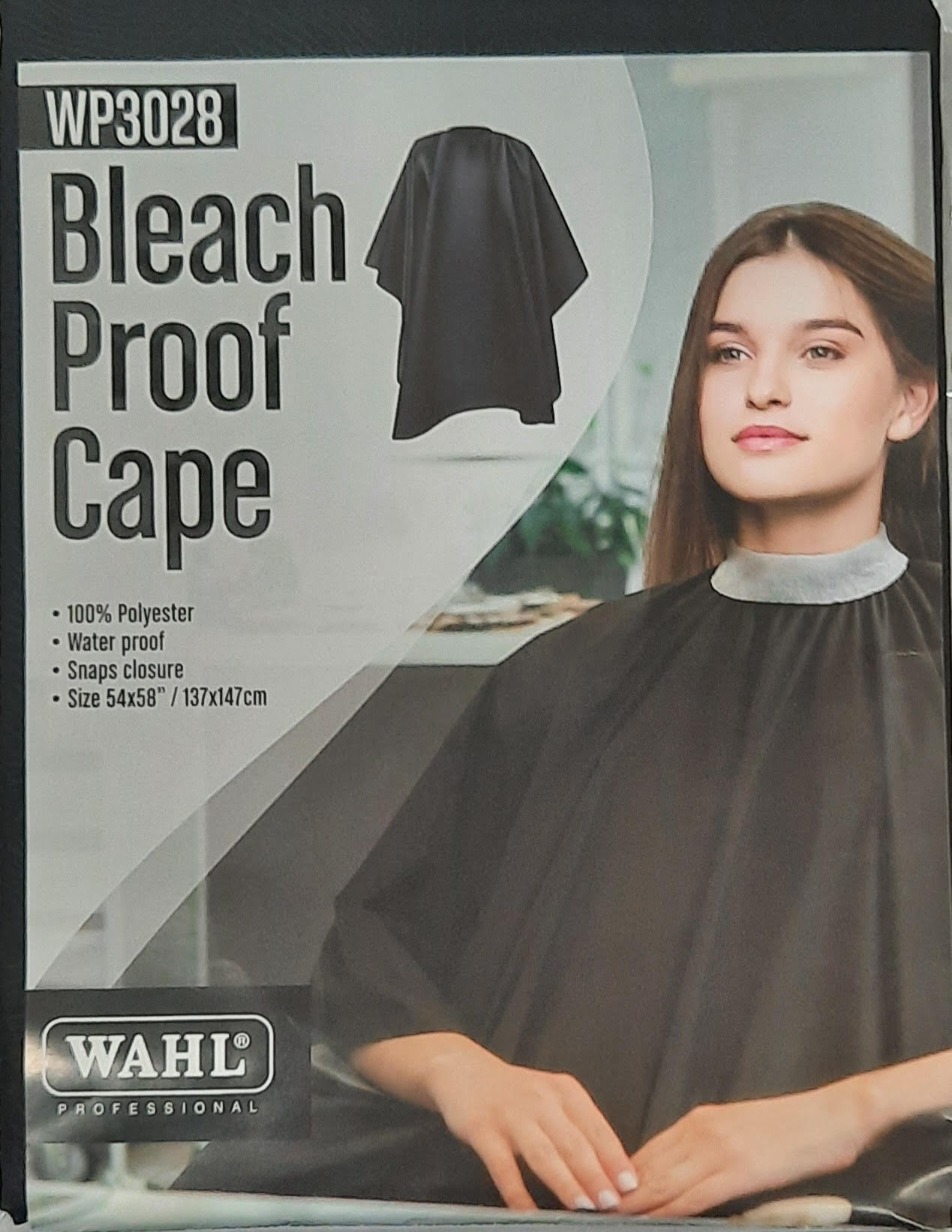 Wahl Bleach Proof Cape WP3028 Black