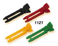 Double Pronged Nylon Curl Clips-Asstd Colours-100/box