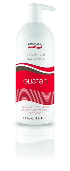 Natural Look GLISTEN ROSE BODY MASSAGE OIL 1L