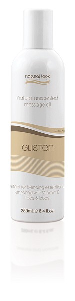 Natural Look Unscented Massage Oil 250mL
