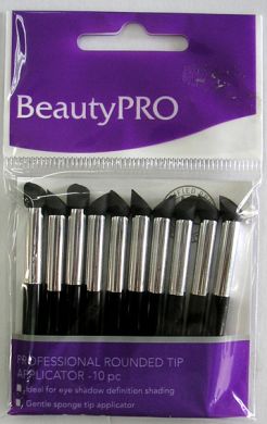 Beauty Pro Professional Rounded Tip Applicators (short)-Pack of 10