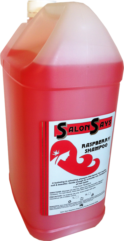 Salon Says Raspberry Shampoo 5 Litres - Just $14.95 !! 