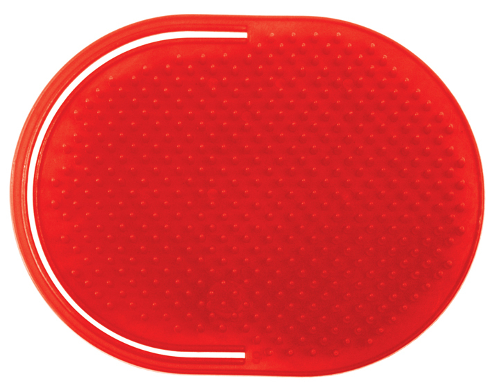 LUXOR SPECIALTY COLLECTION POCKET SLIP ON MASSAGER BRUSH - RED