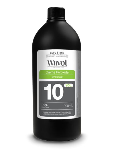 Wavol Creme Peroxide Developer 10 Vol 990mL