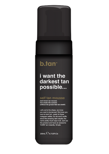 B.TAN - I WANT THE DARKEST TAN POSSIBLE MOUSSE 200 G | 6.7 FL OZ